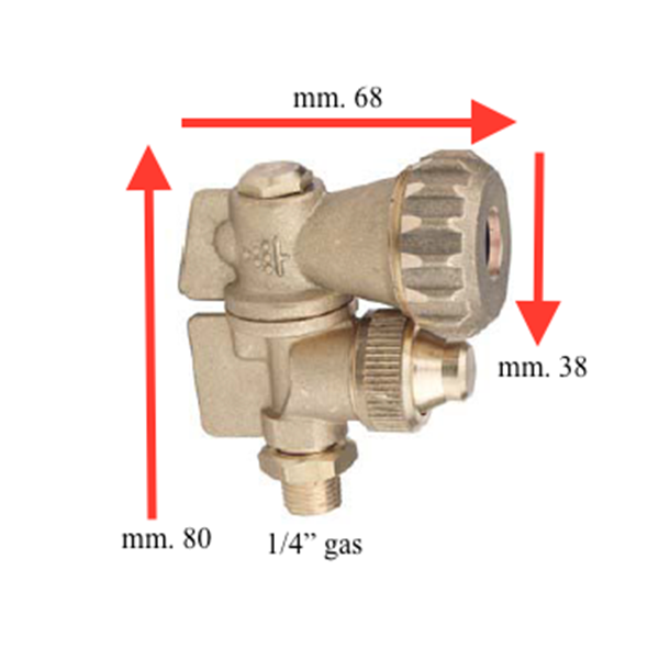 GETTO PER ATOMIZZATORE CON ANTIGOCCIA 27132